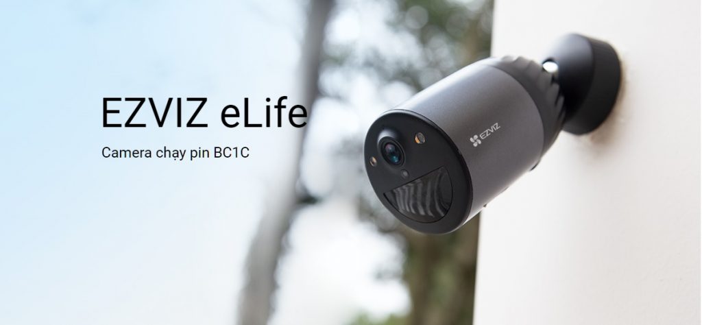 Camera an ninh gia đình chạy bằng pin EZVIZ eLife 2K +