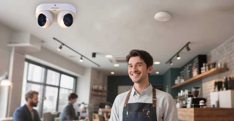 Camera ống kính kép Hikvision: Một thiết bị, hai vùng quan sát cho doanh nghiệp SMB