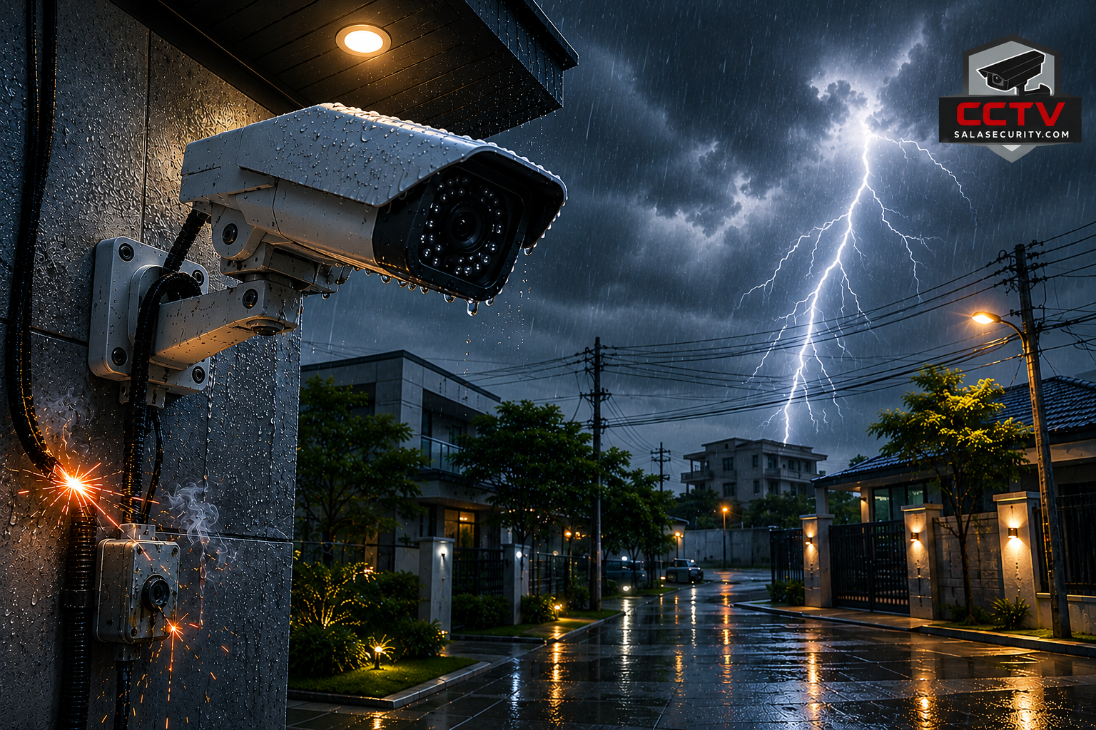 Hệ Thống Camera An Ninh Cũ Có Đang Tiềm Ẩn Nguy Cơ Chập Điện Mùa Mưa?